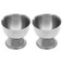 Bonsicoky 2 Pcs Silver Egg Cups Stainless Steel Egg Holder Egg Tray Kitchen Tool for Soft Hard Boiled Eggs