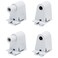 Surf turtle 2 Pair Tombstone Single Pin FA8 Base Holder Socket Connector with T8 T10 T12for 8ft Light Emitting Diode Fluorescent Tube Light