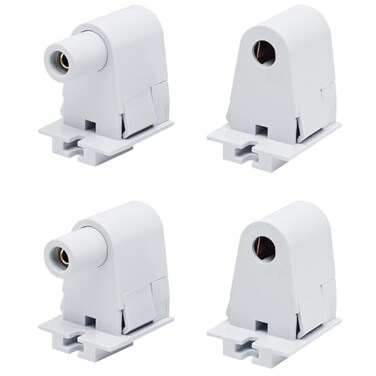 Surf turtle 2 Pair Tombstone Single Pin FA8 Base Holder Socket Connector with T8 T10 T12for 8ft Light Emitting Diode Fluorescent Tube Light