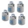 Rextin 5pcs Ceramic Standard Medimun Screw Base Socket E26 E27 Bulb Holders Without Wire for Hot Halogen Bulb E26 C NO Wires 5pcs