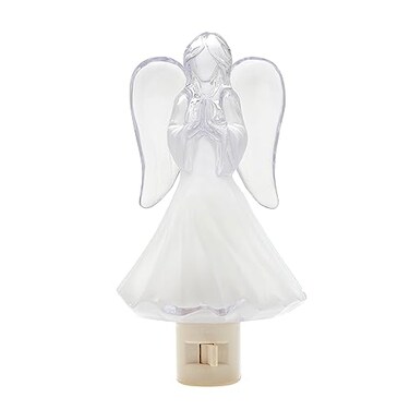 Creative Hobbies Heavenly Glow Angel Night Light Includes 5W C7 and Rotational Socket with OnOff Switch