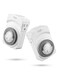 KMC Indoor 24Hour Mechanical Outlet Timer 3Prong Dual Outlet Plugin Mechanical Timer Grounded 2Pack White