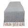 DII Woven Basic Tabletop Collection Chevron Table Runner 15x72 French Blue