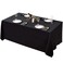 Surmente Black Tablecloth 90 x 132inch Rectangular Polyester Table Cloth for Weddings Banquets or Restaurants