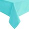 Hiasan Solid Square Tablecloth Waterproof and Spillproof Washable Polyester Fabric Table Cloth for Kitchen and Dining Room Aqua 30 x 30 Inch