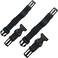HDHYK2 Pack Backpack Chest Strap Sternum Strap Suitable for Webbing on The Backpack up to1inBlack