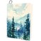 Craspire Tree Stretchable Book Cover Forest Washable Reusable Large Nylon Book Protector Elastic Notebook Wraps Suitable For Hardcover Books Classroom Students