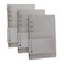 3 Pack A5 A6 B5 Round Ring Binder Cover 6Ring 9Ring Pvc Binder Covers Refillable Notebook Loose Leaf Binder Protector Inner Paper Not Included A6 White 3 Pack