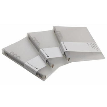 3 Pack A5 A6 B5 Round Ring Binder Cover 6Ring 9Ring Pvc Binder Covers Refillable Notebook Loose Leaf Binder Protector Inner Paper Not Included A5 White 3 Pack