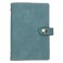 Patikil A7 Pu Leather Binder Cover 6 Ring Loose Leaf Binder Protector Round Ring Binder Cover Refillable Notebook Binder For Meeting Photocard Budget Notebook Folder Light Blue