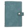 Patikil A7 Pu Leather Binder Cover 6 Ring Loose Leaf Binder Protector Round Ring Binder Cover Refillable Notebook Binder For Meeting Photocard Budget Notebook Folder Light Blue