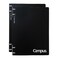 Kokuyo Campus Refillable Notebook 2 Pack B5 2X2 Slim Ring Binder Notebook With Customizable Title Page 40 Sheets Capacity Suitable For 26 Holes Loose Leaf Paper Black Amlnp704Dx2