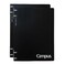 Kokuyo Campus Refillable Notebook 2 Pack B5 2X2 Slim Ring Binder Notebook With Customizable Title Page 40 Sheets Capacity Suitable For 26 Holes Loose Leaf Paper Black Amlnp704Dx2