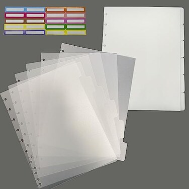 18 Pcs Blank Binder Planner Dividers For Discbound Notebooks 7 X 925 In Binder Index Dividers Discbound Notebook Dividers For 9Discs Classic Happy Planners3 Sets18 Sheets In Total
