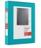 Staples Mini View Binder 1Inch 3Ring Compact Size Holds Up To 175 Sheets Teal For Notes School Projects