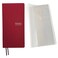 Undated Weekly Planner Notebook Pocket Organizer Appointment Book Journal Notebook A6 Week Plan Notepad Red With Cover