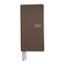 Undated Weekly Planner Notebook Pocket Organizer Appointment Book Journal Notebook A6 Week Plan Notepad Brown