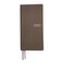 Undated Weekly Planner Notebook Pocket Organizer Appointment Book Journal Notebook A6 Week Plan Notepad Brown