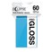 Ultra Pro E15627 Eclipse Gloss Small Sleeves 60 Packsky Blue