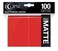 Ultra Pro E15616 Eclipse Standard Matte Sleeves 100 Packapple Red