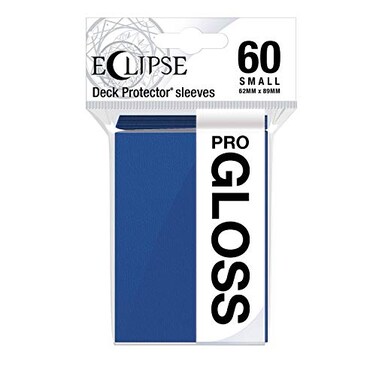 Ultra Pro E15626 Eclipse Gloss Small Sleeves 60 Packpacific Blue