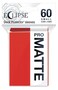 Ultra Pro Eclipse Matte Small Sleeves 60 Pack Apple Red