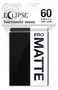 Ultra Pro Eclipse Matte Small Sleeves 60 Pack Jet Black