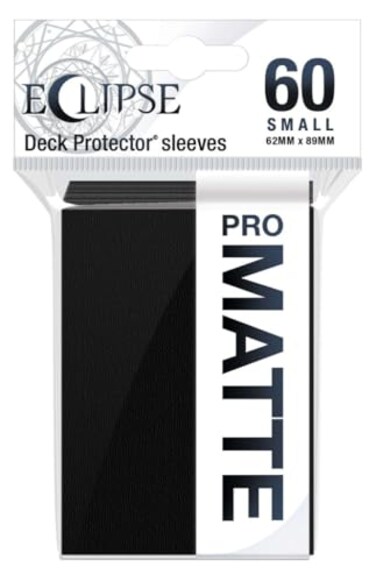 Ultra Pro Eclipse Matte Small Sleeves 60 Pack Jet Black