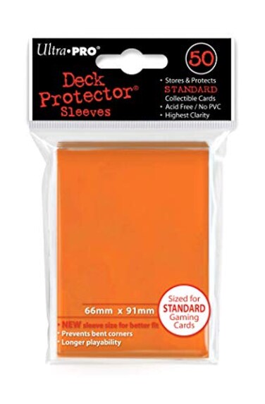 Ultra Pro Deck Protector Sleeves Orange