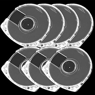 Warmshine 5 Pcs Dvd Cd Case 7Mm Double Clear Umd Replacement Shell Apply For Most Game Dvd Cd