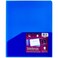 Avery Translucent Two Pocket Folder Water Resistant Holds Up To 20 Sheets 1 Blue Folder 47811