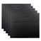 Enyuwlcm A4 Plastic Envelopes Document Holder With Handle Poly Envelope Portfolio Folder Jacket With Snap Closure Pack Of 5 Black