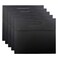 Enyuwlcm A4 Plastic Envelopes Document Holder With Handle Poly Envelope Portfolio Folder Jacket With Snap Closure Pack Of 5 Black