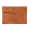 Enyuwlcm Pu Leather A4 File Folder Document Holder Waterproof Portfolio Envelope Folder Case With Snap Closure Brown