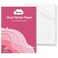 Weliu Printable Transparent Sticker Paper 85 X 11 Blank Custom Label Sticker Sheets 40 Clear Sheets For Inkjet Printers