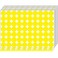 1400 Pcs Yellow Dot Stickers Round Coding Labels Circle Dots Labels Stickers Polka Circle Dot Stickers Label Sticker For Officeclassroompapers Etc