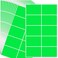 240 Pack Green Label Stickers3X2 Rectangular Sticker Labelslarge Name Labels For Kids Clothing
