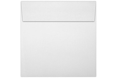 Luxpaper Square Invitation Envelopes Peel Press 3 14 X 3 14 Bright White 70Lb Text 50 Qty