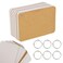Zmybcpack 6 Pack 4X6 Inch Blank Flash Cards With Binder Rings 60 Sheets Each Pack Blank Easy Flip Index Card Mini Study Note Cue Cards For Studying