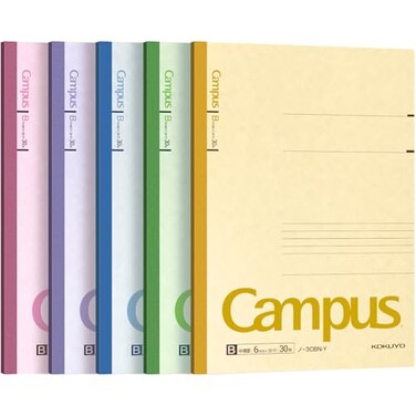 Kokuyo Composition Notebooks 5 Pack Campus Semib5 Comp Book With B 6Mm Ruled 30 Sheets Classic School Lined Notebook Journal Notebook For Women Work Study Note Taking No3Cbnx5