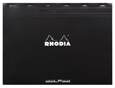 Rhodia Notepad No38 A3 Dot Black Rd38559