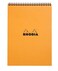 Rhodia Wirebound Notepad A4 Square Ruling Orange 18500C