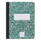 Roaring Spring Hard Cover Composition Notebook Green Marble Comp Book 975 X 75 5X5 Grid Graph Ruled 100 Sheets 200 Pages