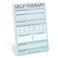 Knock Knock Selftherapy Pad Checklist Note Pad For Stepbystep Stress Relief Pastel Version 6 X 9Inches