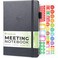 Clever Fox Meeting Notebook Work Business Organizer With Notes Action Items Notepad For Project Management Meetings A5 Black
