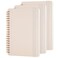 Utron 3 Pcs Small Spiral Notebook 5X7 Notebooks For Note Taking Beige Spiral Journal Notebook Work Notebook Small Notebooks 5X7 With Strap Cute Notebooks For Women 70 Sheetsnote Books