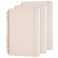 Utron 3 Pcs Small Spiral Notebook 5X7 Notebooks For Note Taking Beige Spiral Journal Notebook Work Notebook Small Notebooks 5X7 With Strap Cute Notebooks For Women 70 Sheetsnote Books