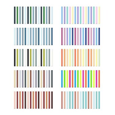 Temiary 3000Pcs Reusable Transparent Highlighter Tape Short Highlighting Strips Index Tabs Aesthetic Sticky Notes For Office School Supplies
