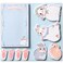 Hommie Cute Sticky Notes Set Sticky Notes Set Planner Dividers Easter Bunny Selfstick Memo Pads With Animal Divider Tabs Bundle Writing Designs For Office School Easter Party Supplies