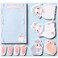 Hommie Cute Sticky Notes Set Sticky Notes Set Planner Dividers Easter Bunny Selfstick Memo Pads With Animal Divider Tabs Bundle Writing Designs For Office School Easter Party Supplies
